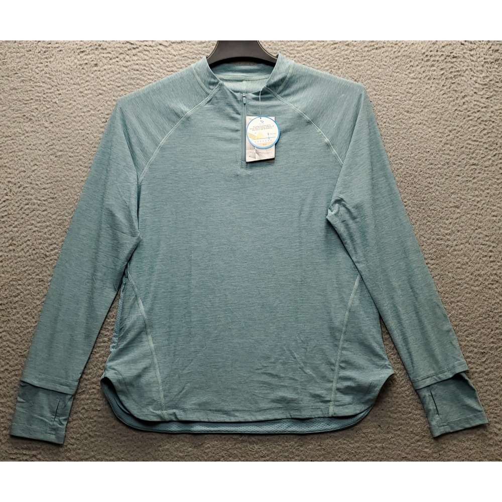 BALEAF Thermal Top Women M Multi Long Sleeve UPF Sun Protection 1/4 Zip Pullover